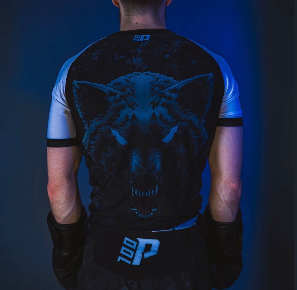 Rashguard Manches Courtes – 100Pitié "Chechnya BORZ" | Vêtement Combat Tchétchène