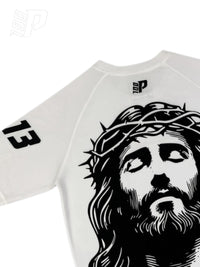 Rashguard Manches Courtes – 100Pitié "4:13" | Vêtement Combat Chrétien